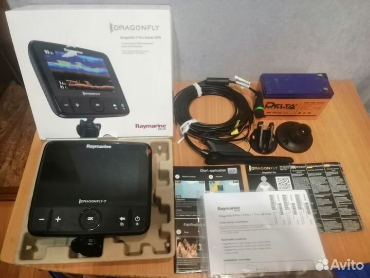 Эхолот raymarine dragonfly 7 pro
