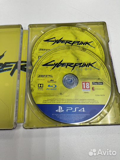 Cyberpunk 2077 ps4 steelbook