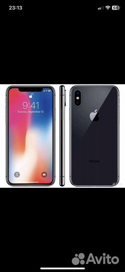 Телефон iPhone x,256gb