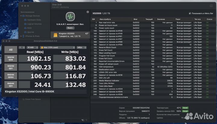 SSD 1tb. Kingston XS2000