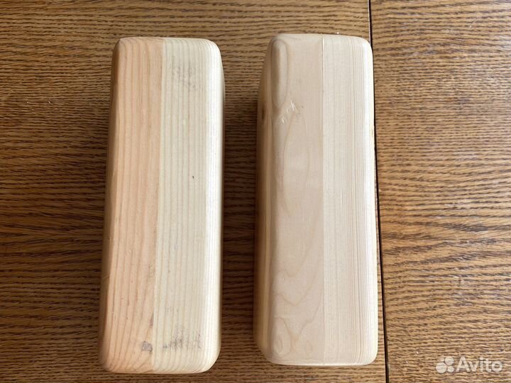 Кирпичики для йоги деревянные 2 шт