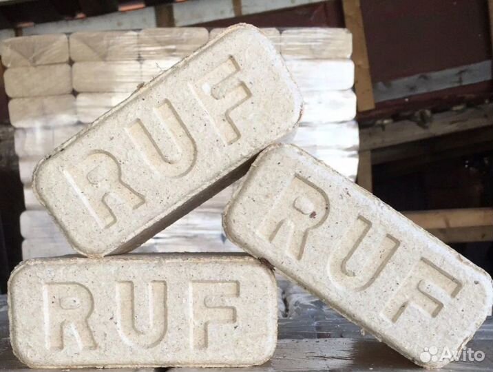 Брикеты RUF Береза мелкий опил, 1 поддон