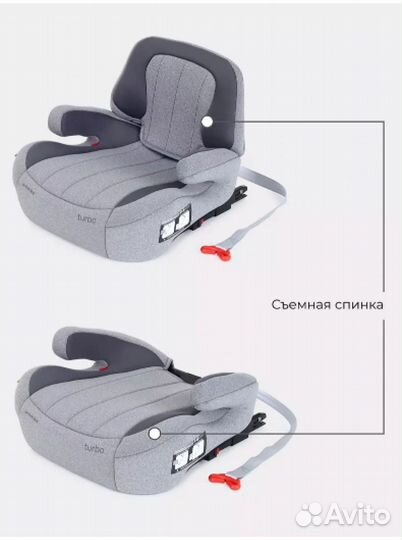 Автокресло бустер isofix rant turbo (22-36 кг)