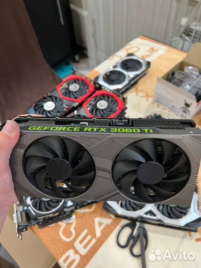 Видеокарта rx 580 gtx1660 rtx2060 rtx3060ti