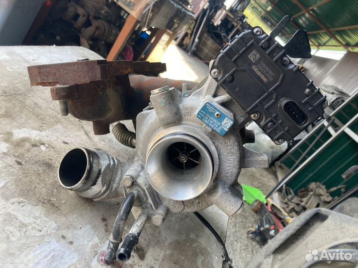 Турбина, выпускной коллектор Кия/Хендай D4HE 2.2л