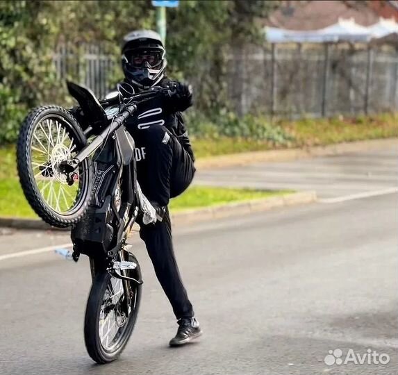 Электробайк черный