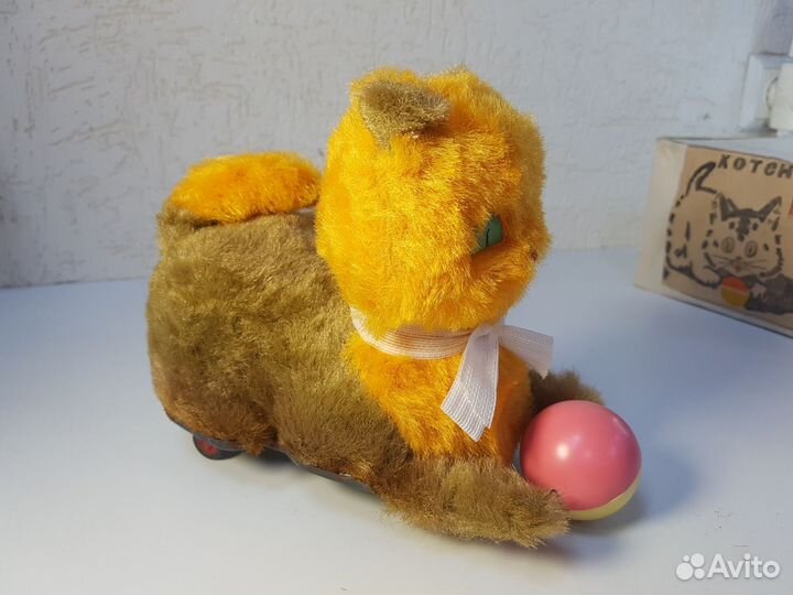 Игрушка СССР Котенок Мурзик