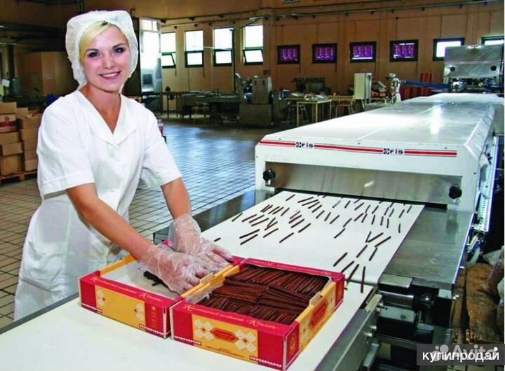 Укладчицы/укладчики/грузчики на конвейер,без опыта