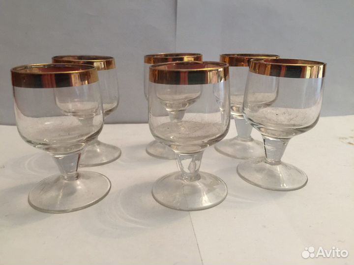 Стопки рюмки СССР цветное стекло