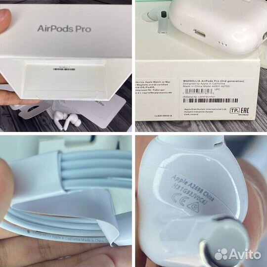 AirPods Pro 2 platinum с гироскопом