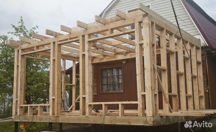 Пристройка к дому строительство веранд