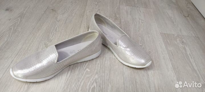 Слипоны новые натуральная кожа