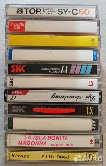 Аудиокассеты с записью 059