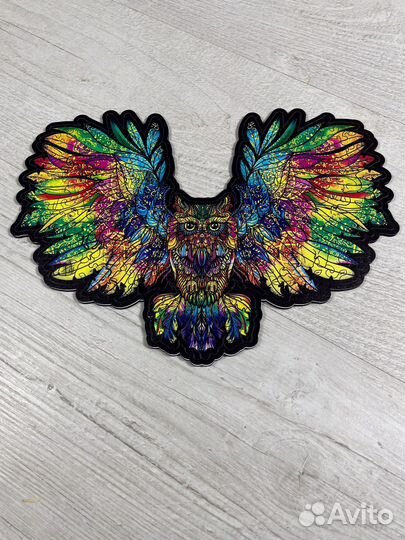 Деревянный пазл Сова