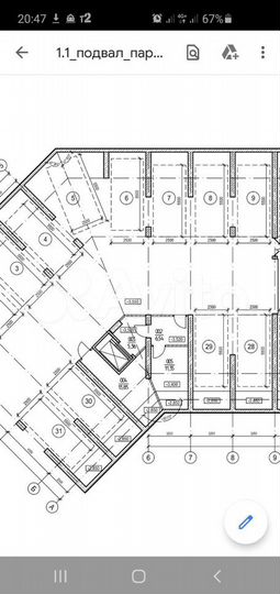 Машиноместо, 13 м²