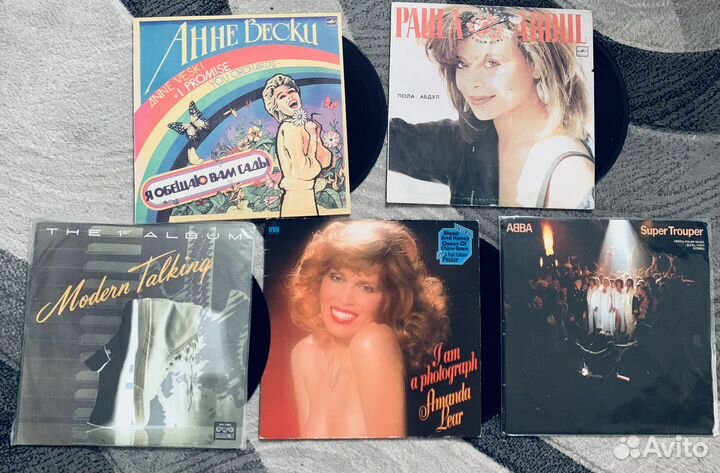 Виниловые пластинки abba, modern, amanda,paula