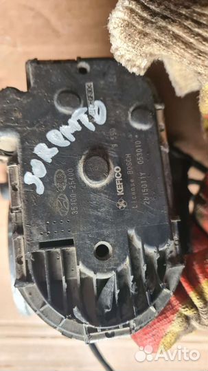 Дроссельная заслонка kia Sorento 2 xm 2.4 л. G4KE