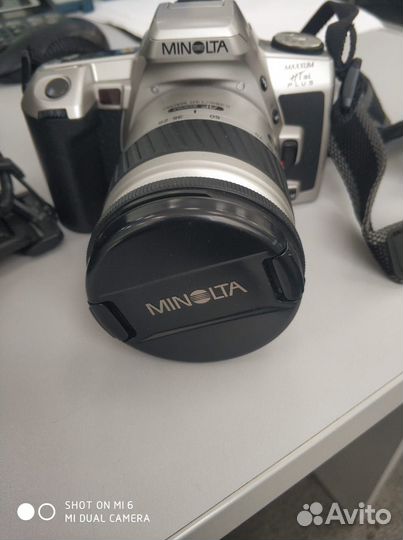 Фотоаппарат minolta maxxum silver