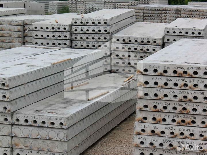 Плиты перекрытия пустотные пб 74-6-8 жби на заказ