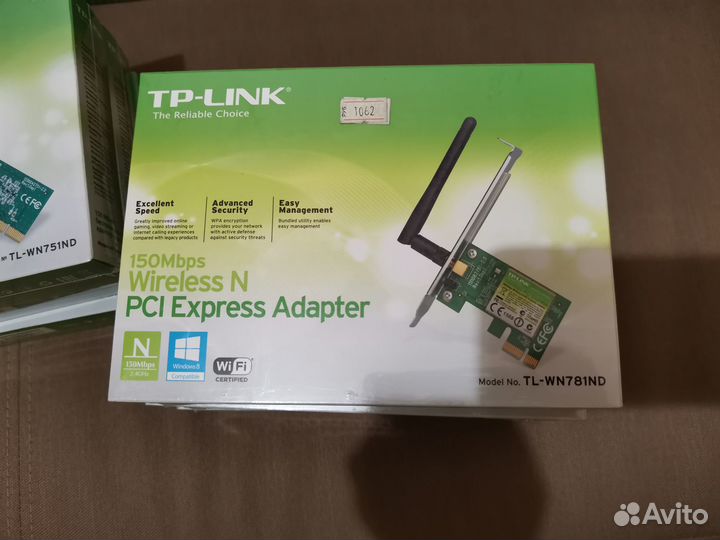 Wifi адаптеры PCI-E, PCI новые