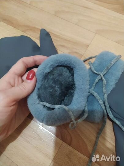 Варежки теплые женские