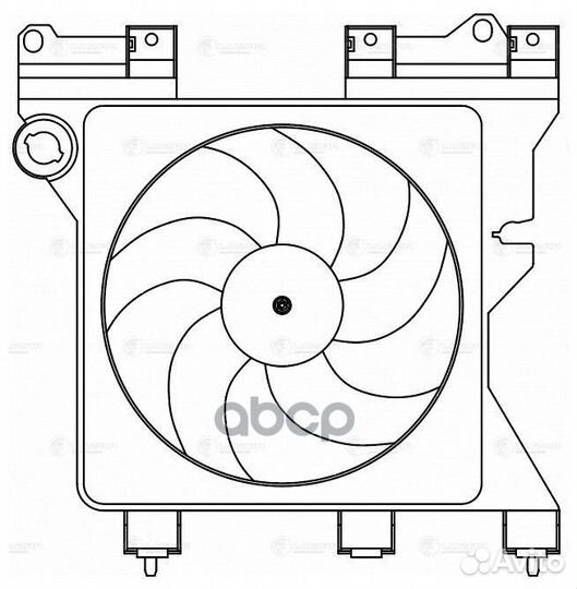 Электровентилятор охлаждения для а/м Citroen