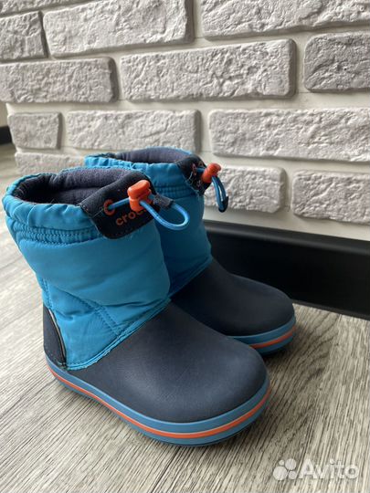 Детские утепленные сапоги Crocs размер C9