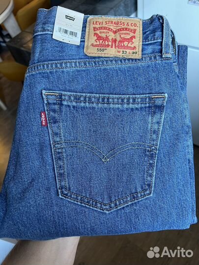 Джинсы Levi's man's 550 relaxed fit