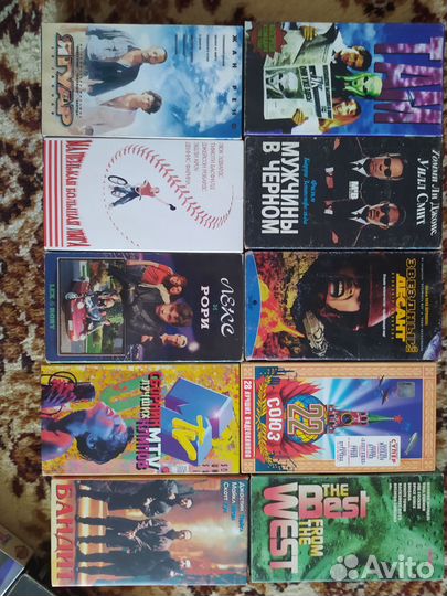 Видеокассеты vhs. кассеты