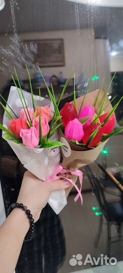 Букеты из мыла ручной работы