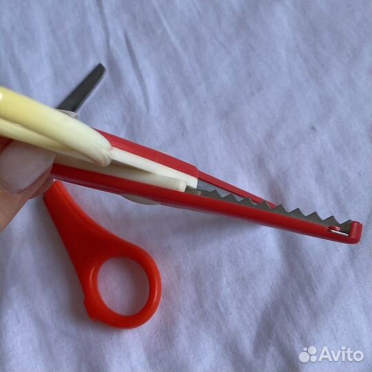 Детские ножницы зиг-заг