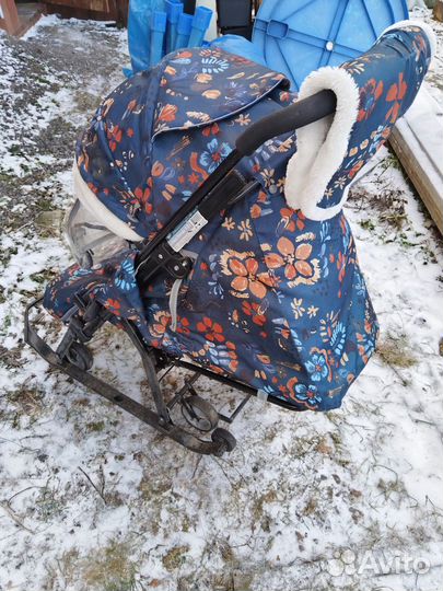 Коляска санки