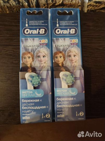 Насадки для зубной щетки oral b детские