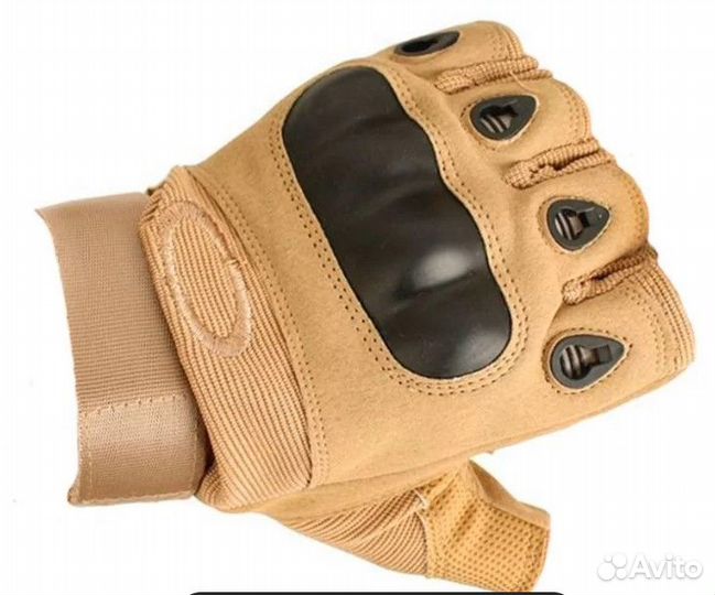 Перчатки военные тактические беспалые