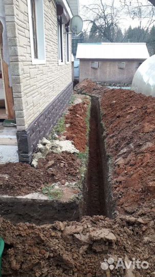 Земляные работы вручную копка транше вручную