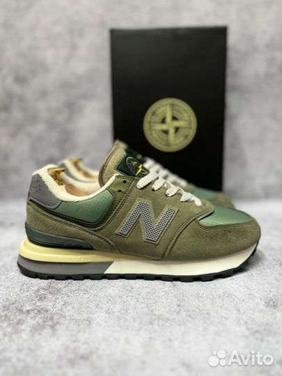 Кроссовки New Balance 574 Stone Island (41-45)