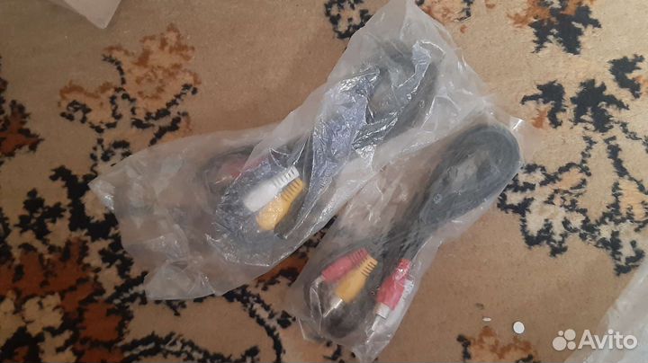 Кабель 3 jack тюльпан