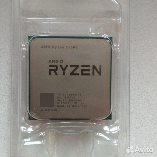 Процессор ryzen 5 1600