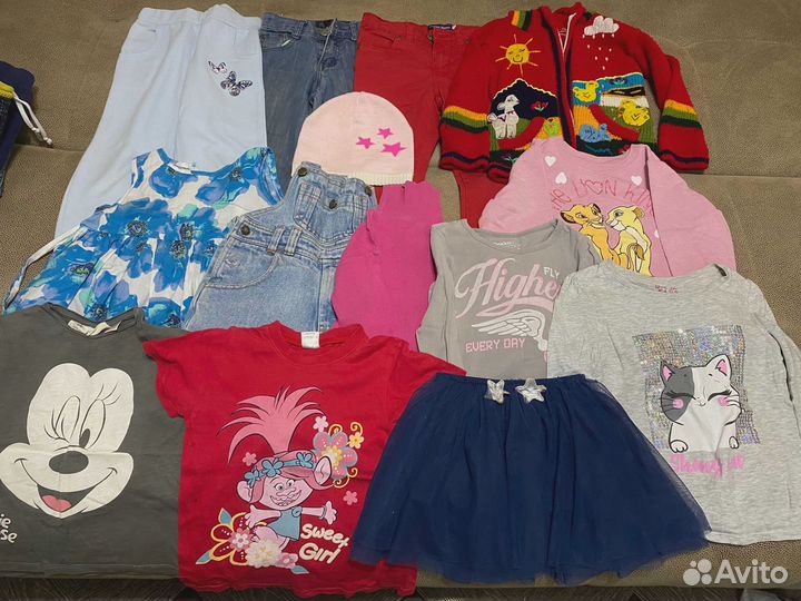 Пакет вещей на девочку 3-4,5 лет