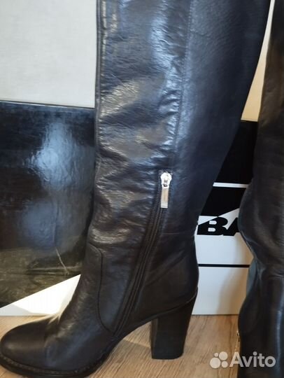 Сапоги женские натуральная кожа 38