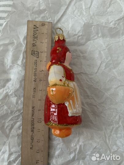 Елочная игрушка красная шапочка