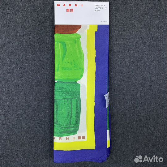 Платок шелк Marni x Uniqlo