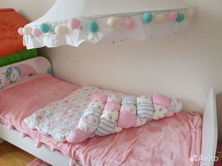 Одеяло бонбон с бортиками комплект