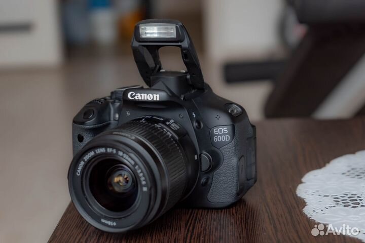 Зеркалка Canon 600D+18-55IS отл.сост.пробег 12т.к