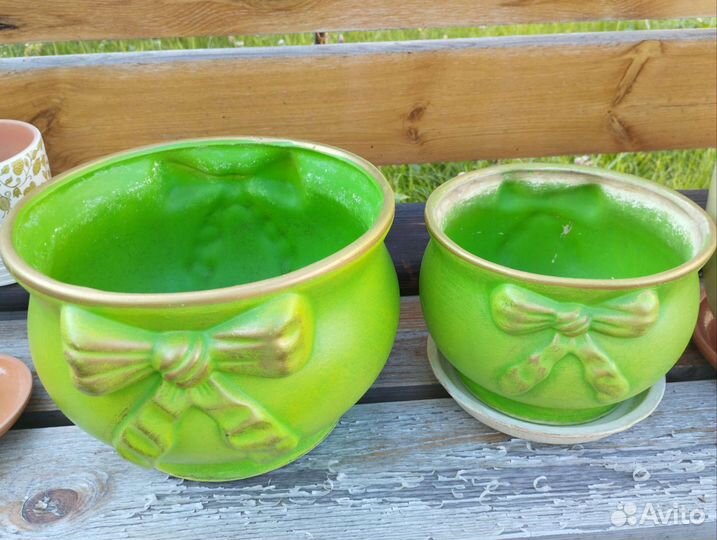 Керамические горшки для цветов