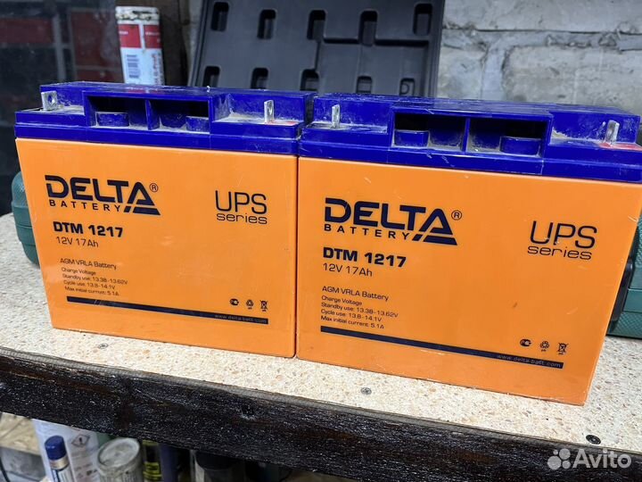 Акамулятор delta 12v17ah