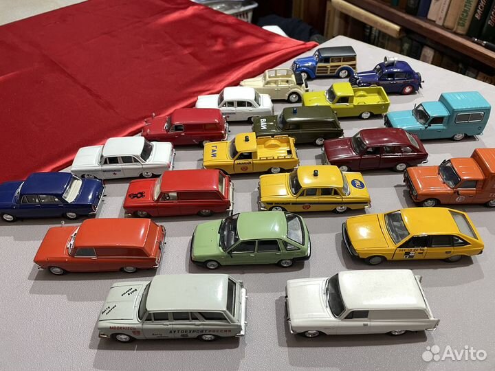 Модели автомобилей Москвич 1:43