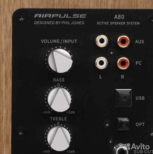 Полочная акустика AirPulse A80 walnut