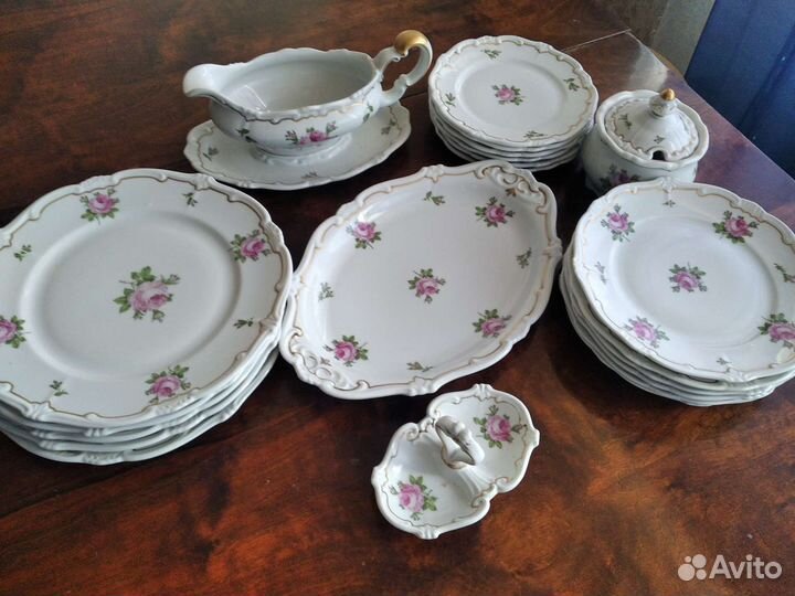 Сервиз столовый Веймар Катарина роза