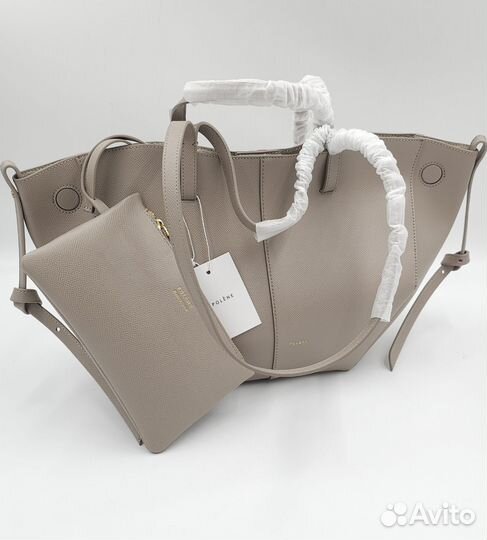 Сумка Polene Cyme mini taupe новая